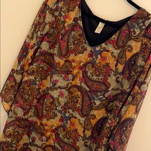 Colorful Patterned Dress.